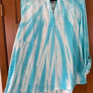 Chico’s Tie Dye 3/4 Sleeve Top
